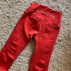 Alphalete Red Halo Leggings